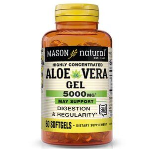 Mason Natural Aloe Vera, Digestion & Regularity, 5,000mg 60 Softgels